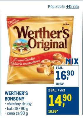 Werther’s bonbony