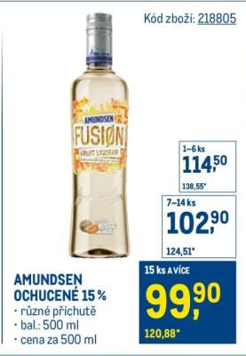 Amundsen ochucené 15 %