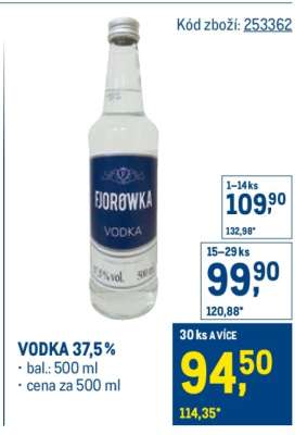 FJOROWKA VODKA