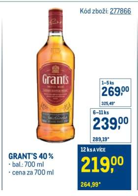 Grant’s 40 %