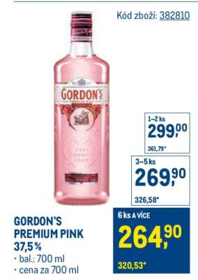 GORDON'S PREMIUM PINK