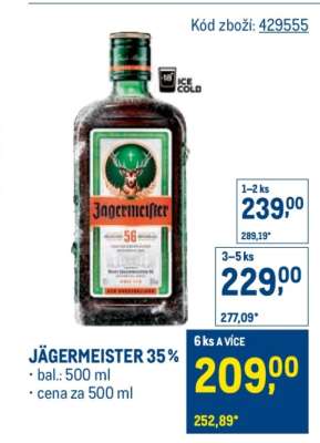 Jägermeister 35%