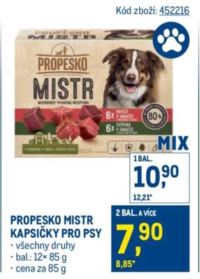 Propesko Mistr Kapsičky pro psy