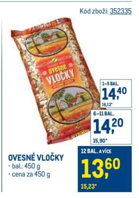 Ovesné vločky