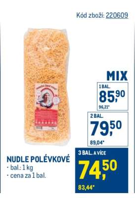 Nudle polévkové