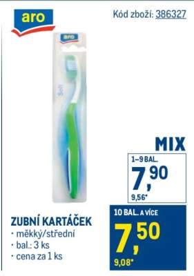 Zubní kartáček
