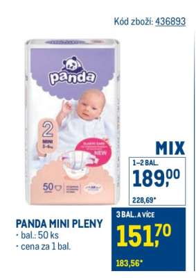 PANDA MINI PLENY