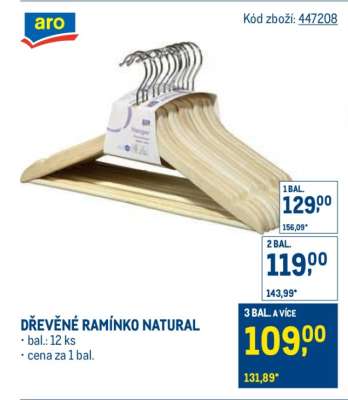 DŘEVĚNÉ RAMÍNKO NATURAL
