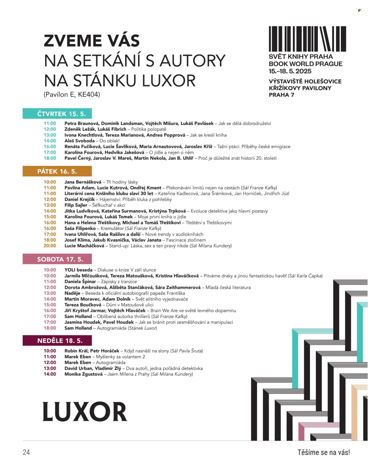 Leták Knižní klub - 1.4.2025 - 31.5.2025. Strana 1