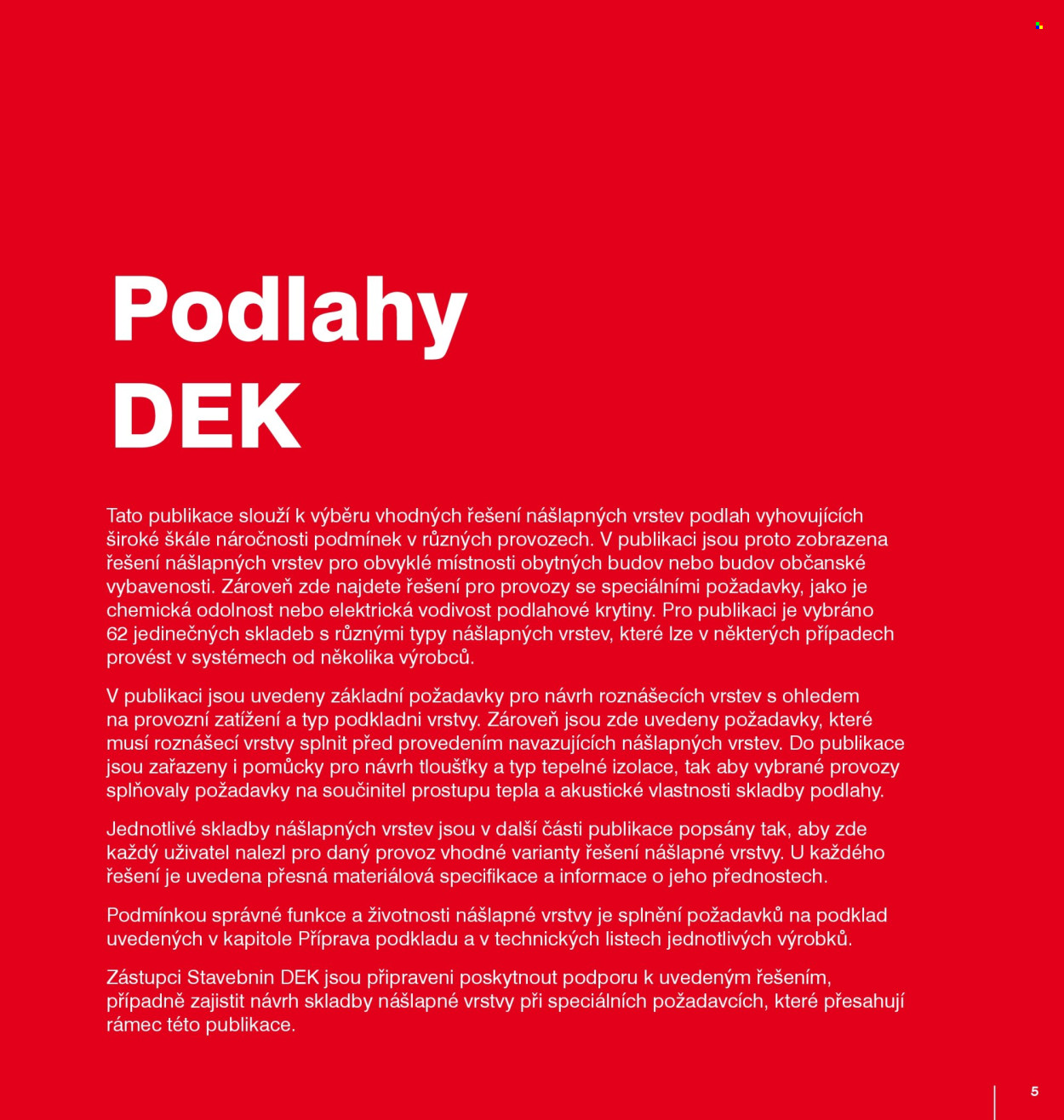 Leták DEK. Strana 4