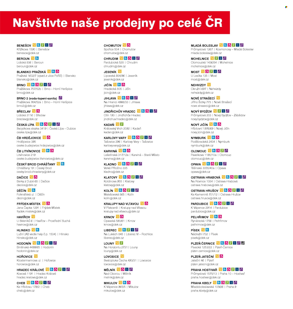 Leták DEK. Strana 181