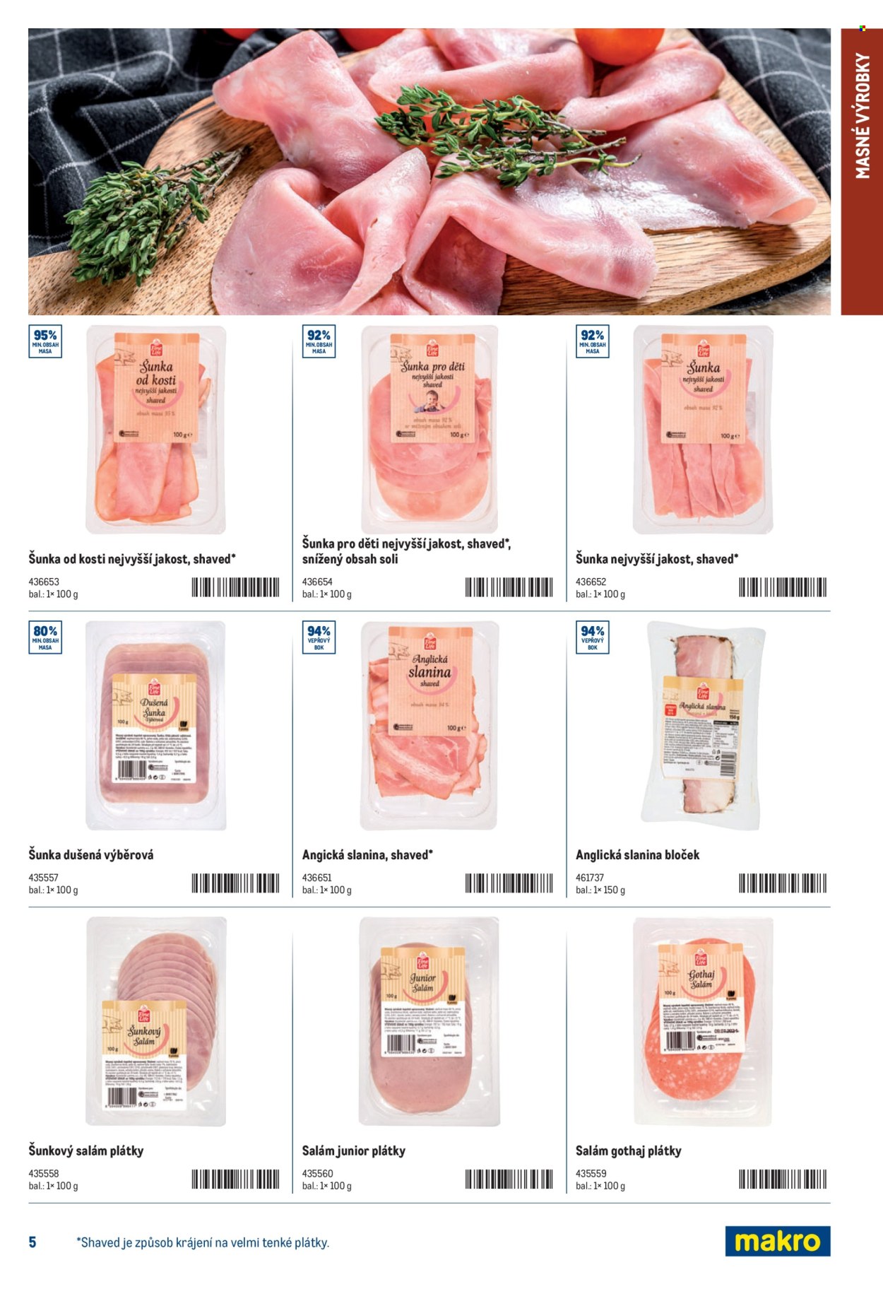Leták MAKRO. Strana 5