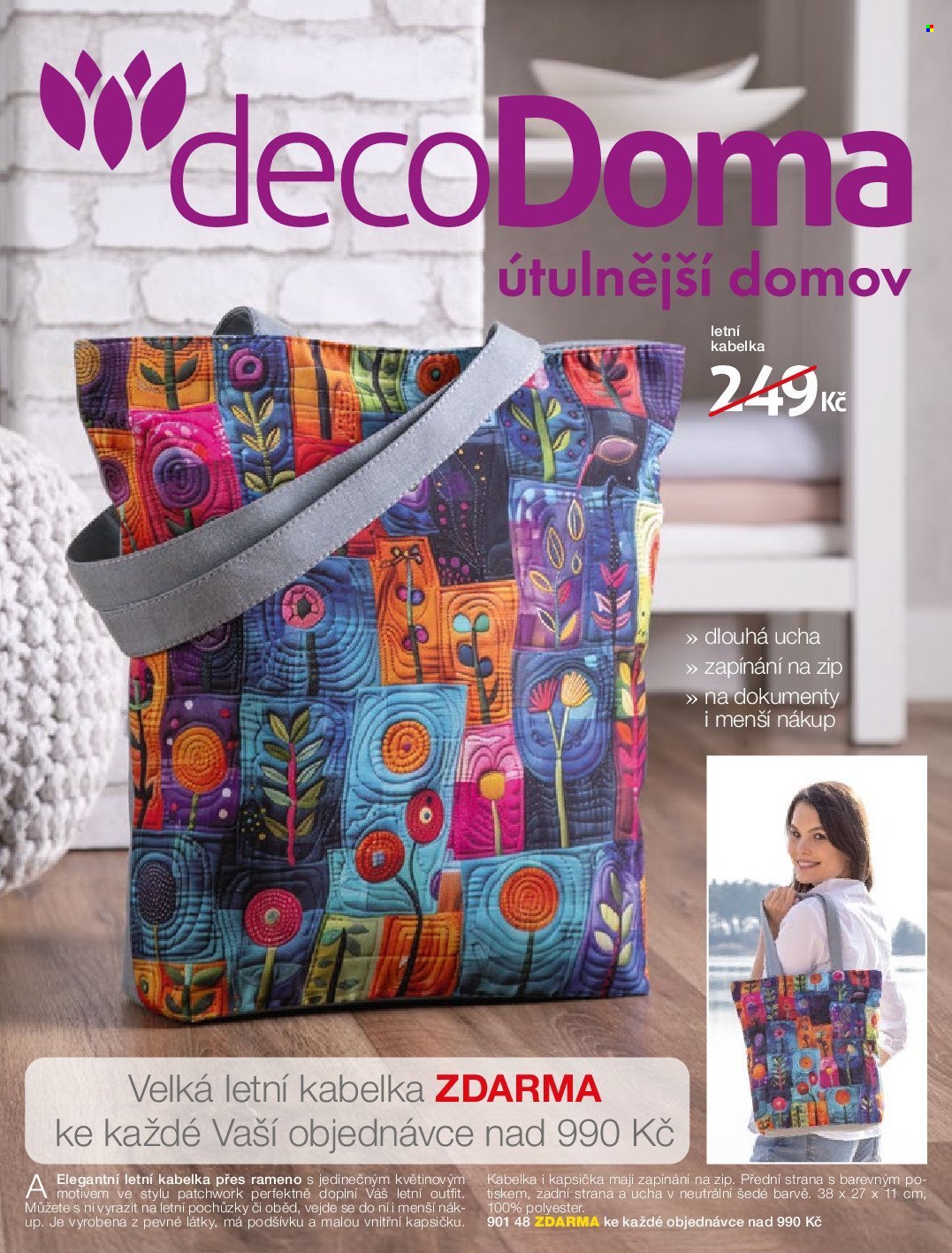 Leták decoDoma. Strana 1