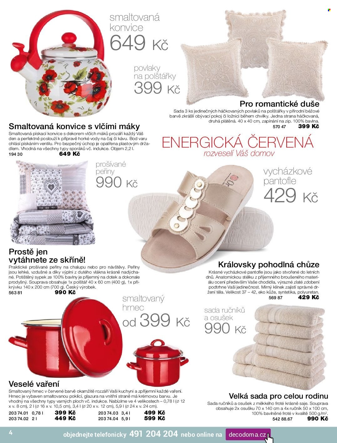 Leták decoDoma. Strana 1