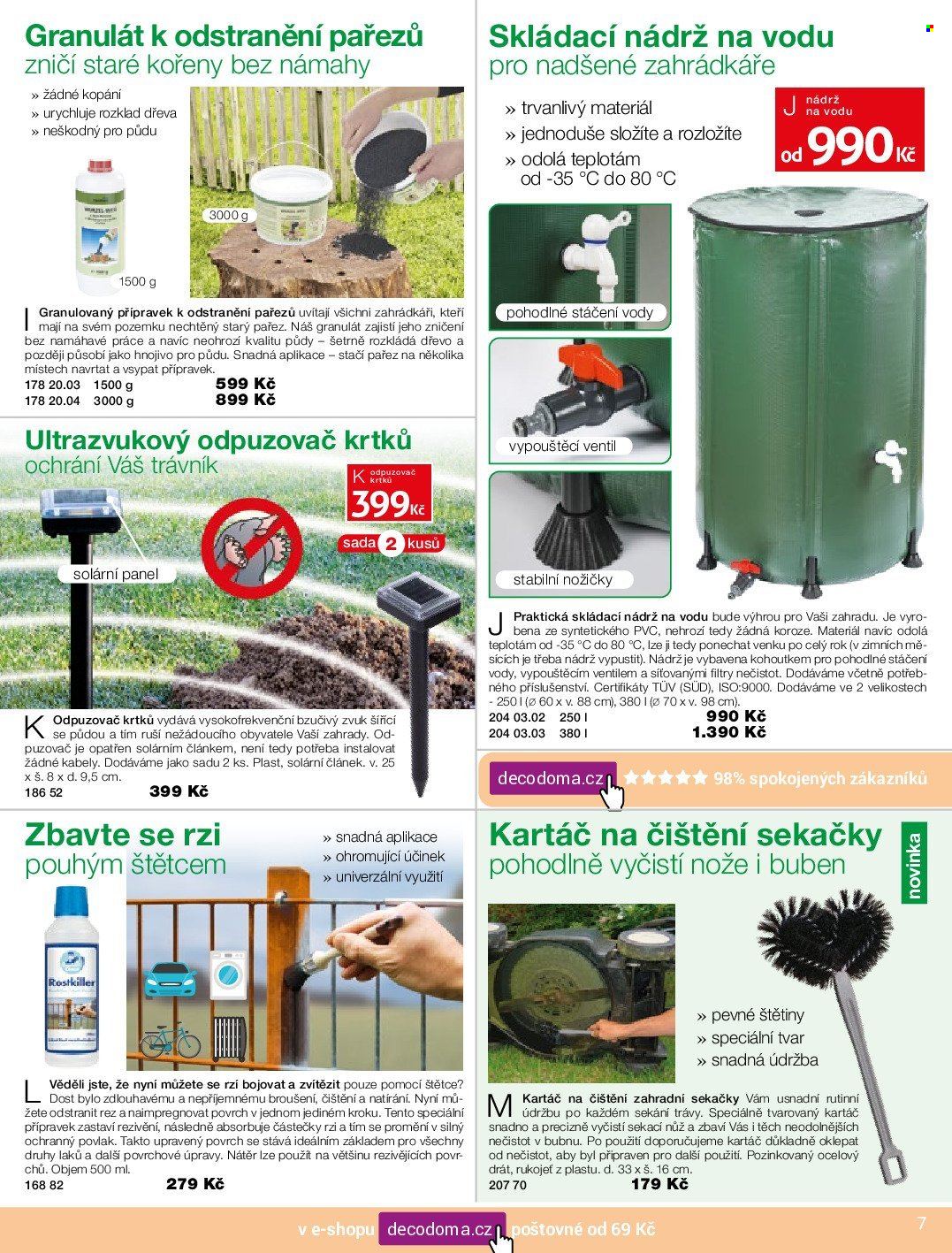 Leták decoDoma. Strana 1