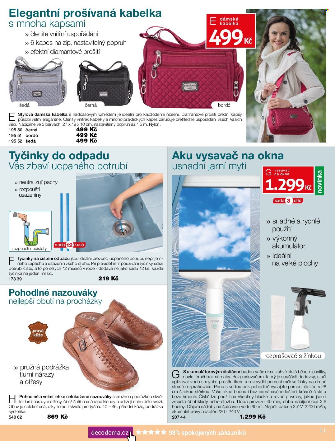 Leták decoDoma. Strana 1