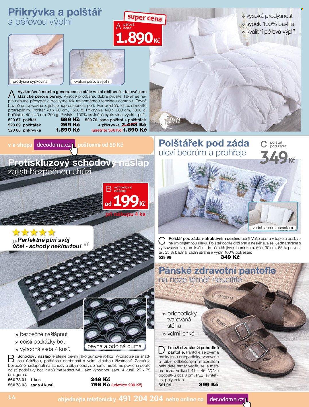 Leták decoDoma. Strana 1