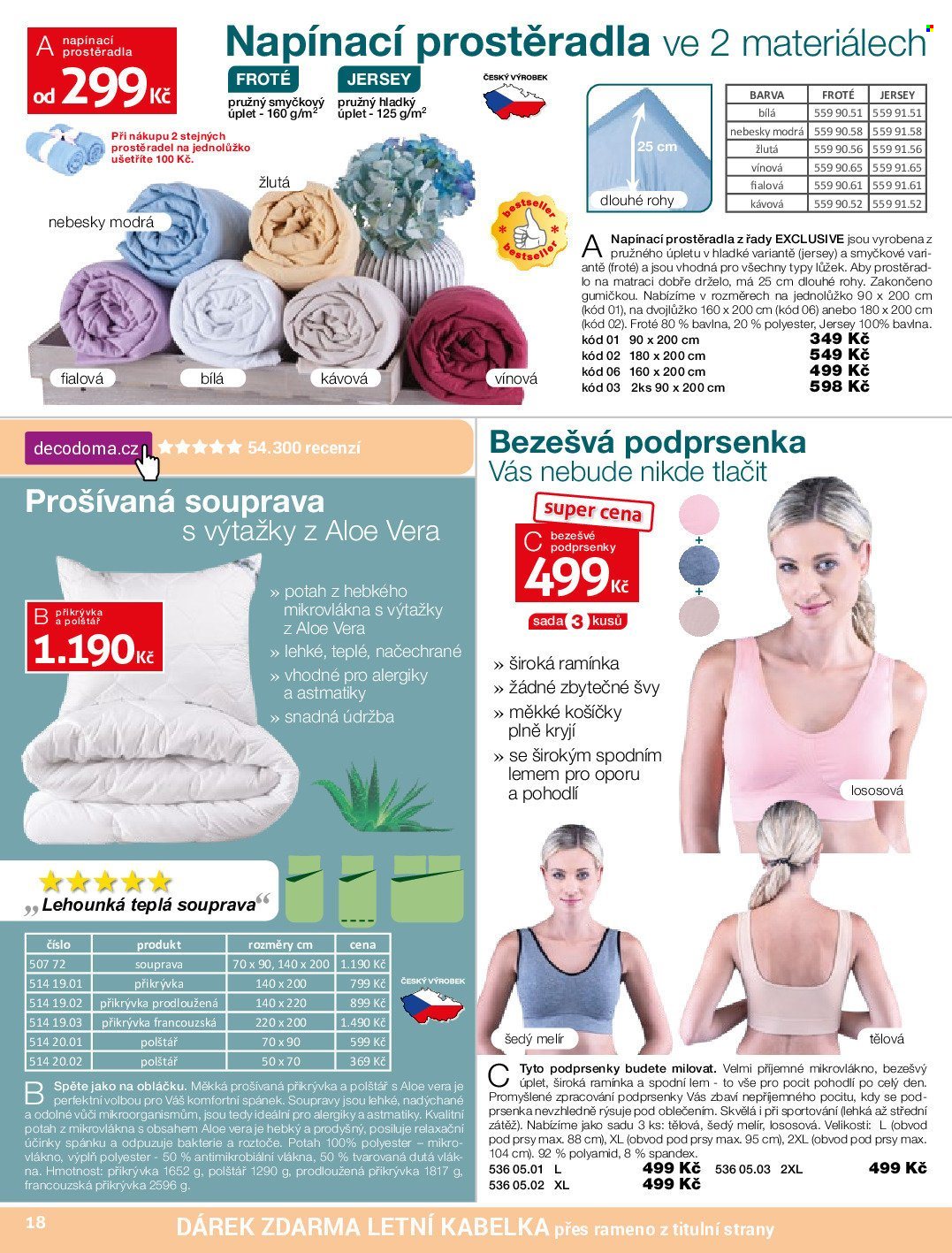 Leták decoDoma. Strana 1