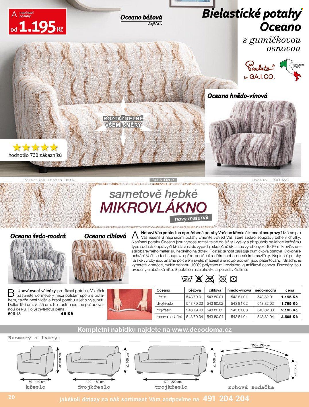 Leták decoDoma. Strana 1