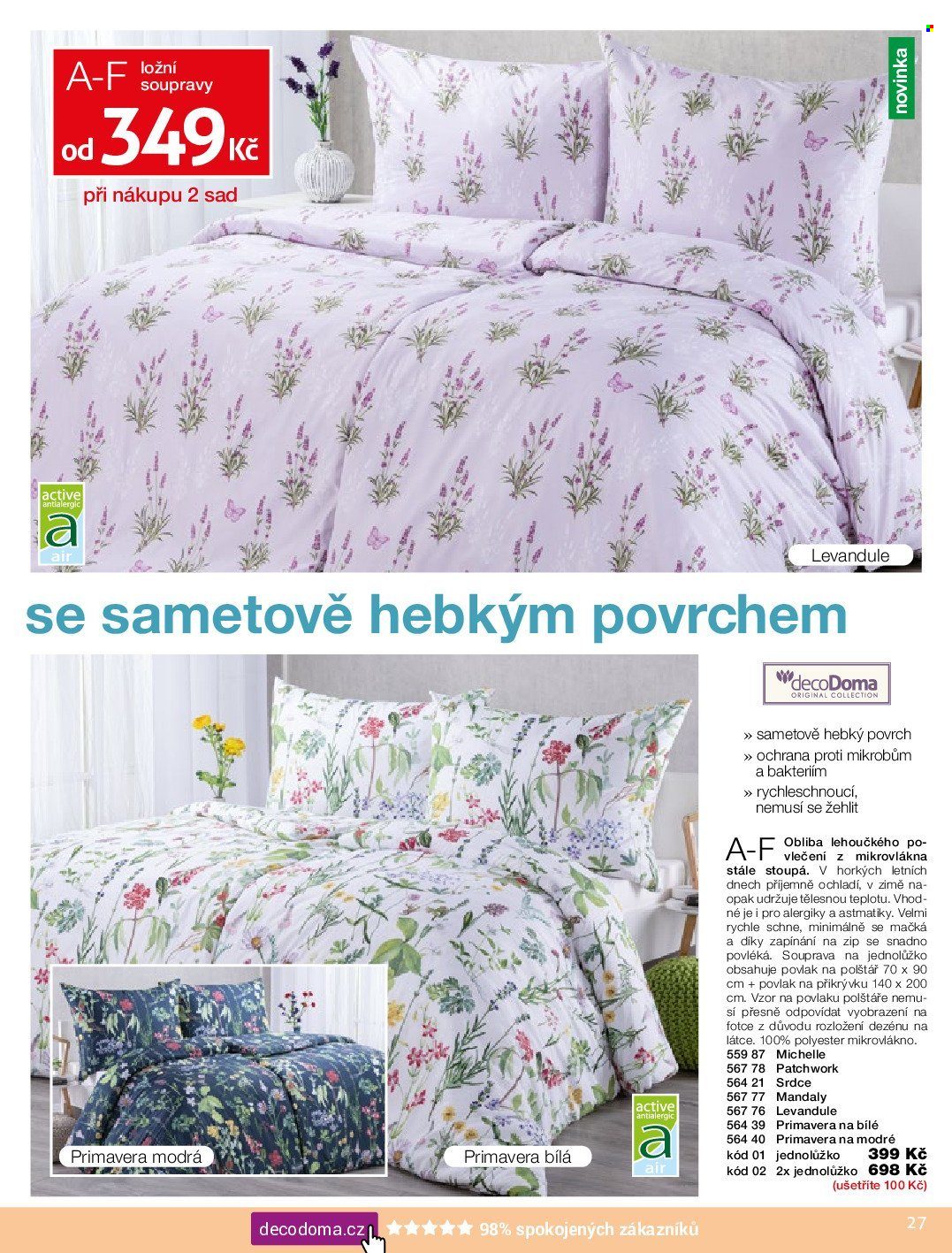 Leták decoDoma. Strana 1