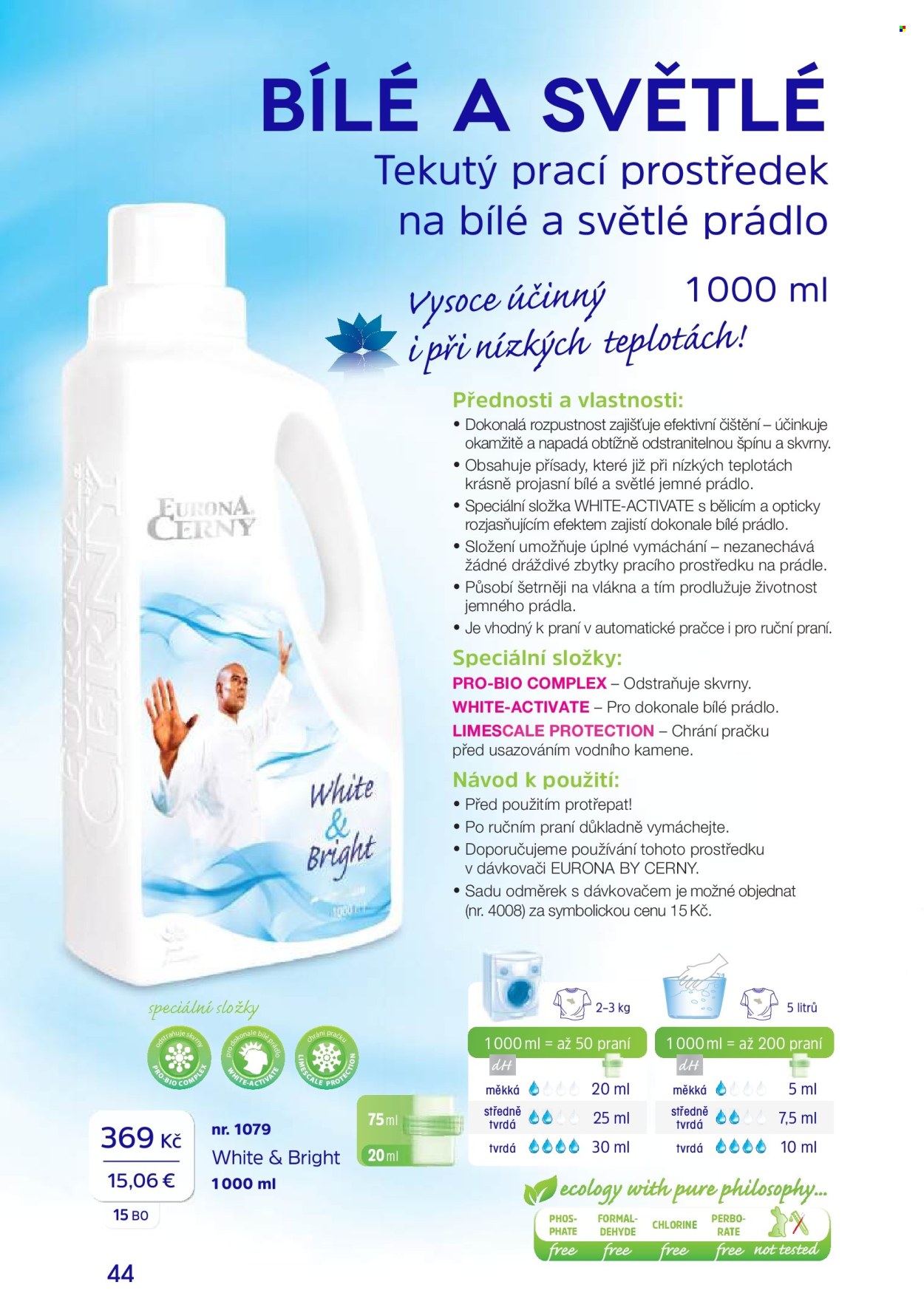 Leták EURONA by CERNY. Strana 1