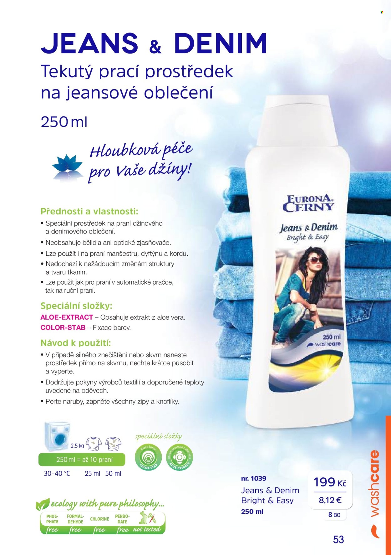 Leták EURONA by CERNY. Strana 1