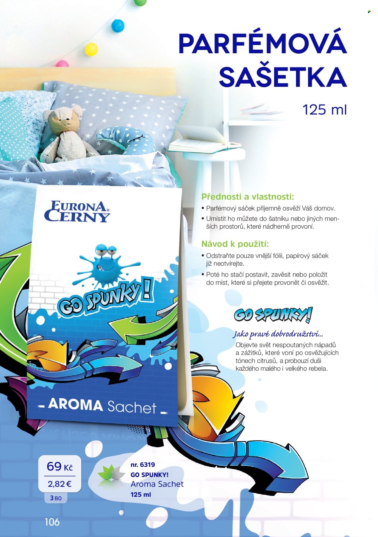 Leták EURONA by CERNY. Strana 1