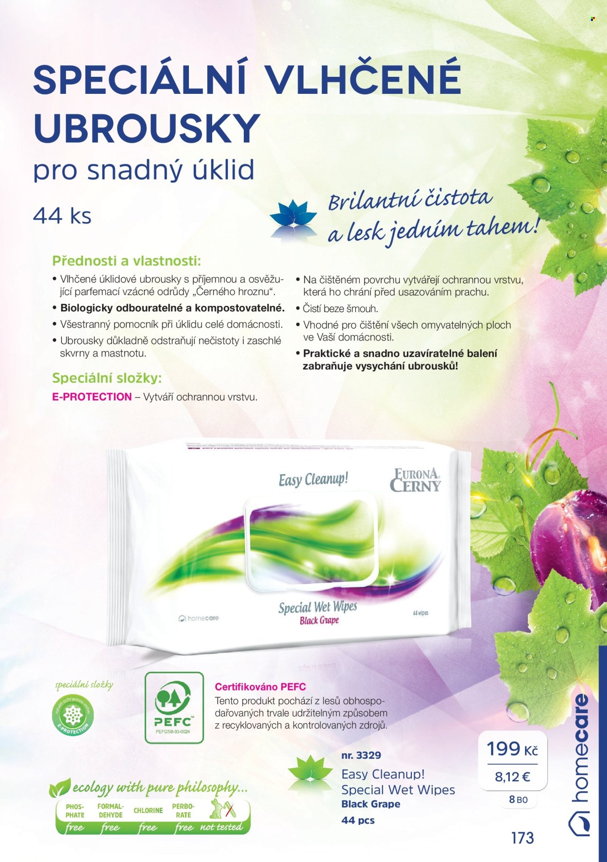 Leták EURONA by CERNY. Strana 1