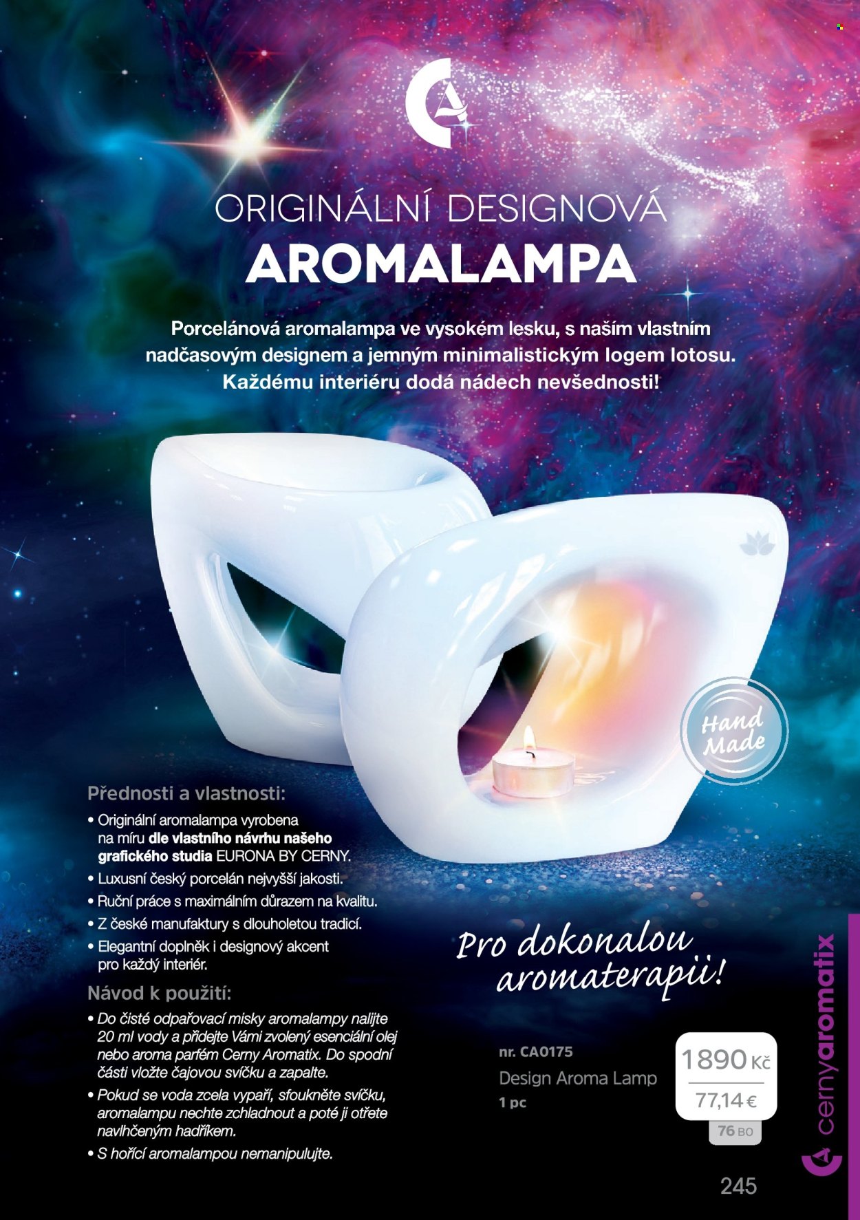 Leták EURONA by CERNY. Strana 1