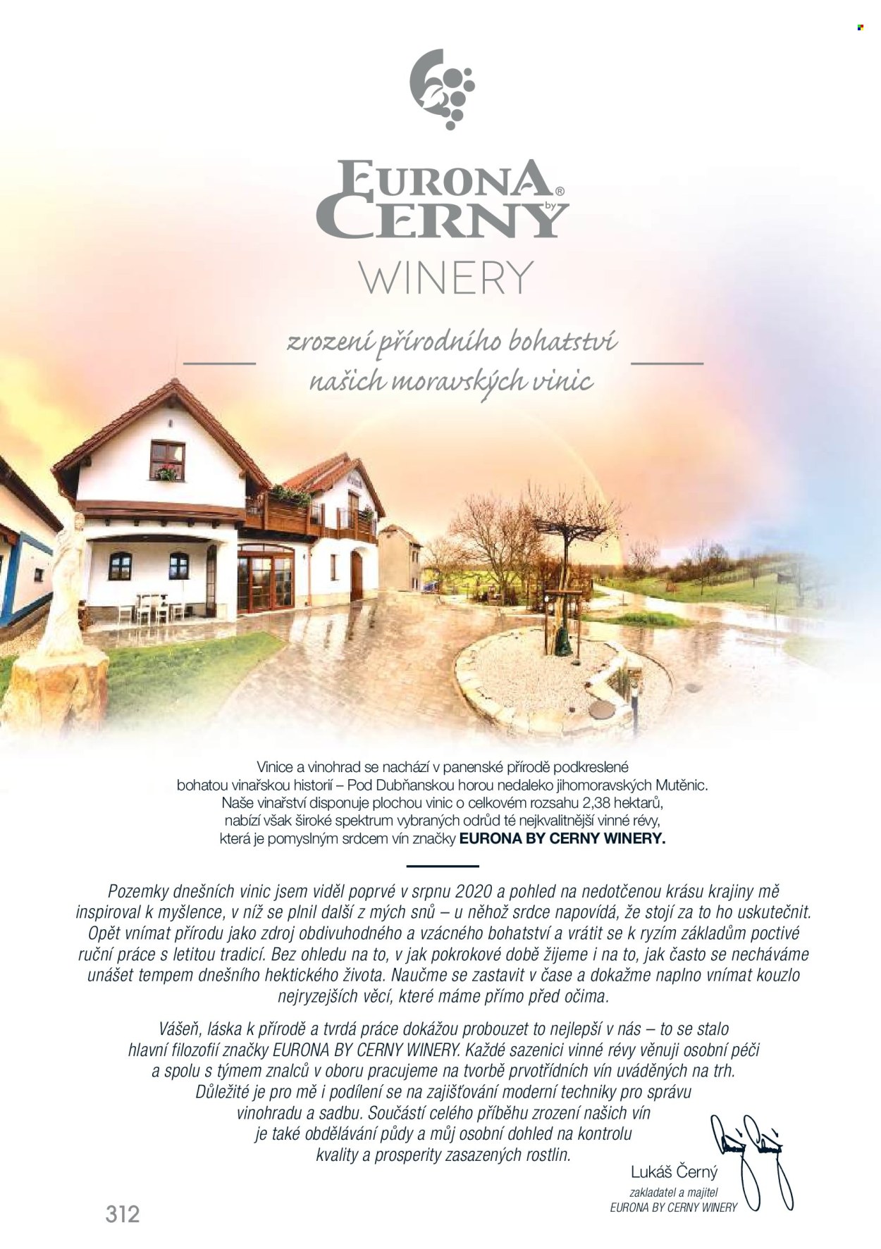 Leták EURONA by CERNY. Strana 1