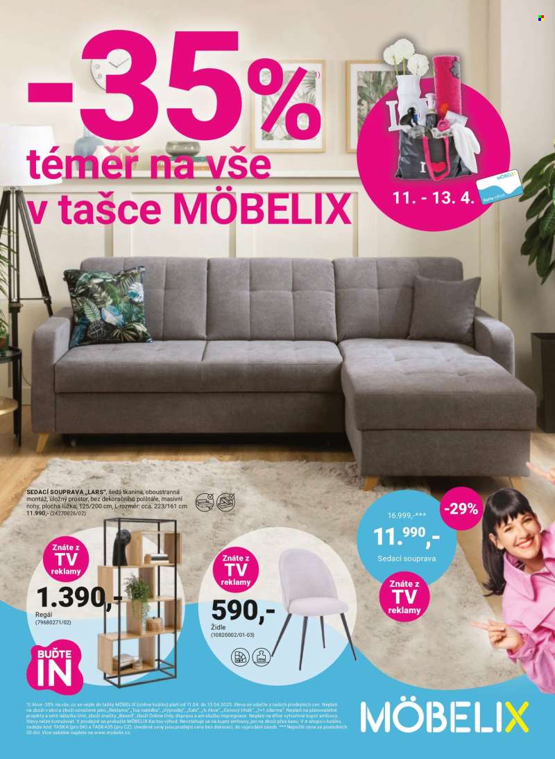 Leták MÖBELIX - 7.4.2025 - 11.5.2025.
