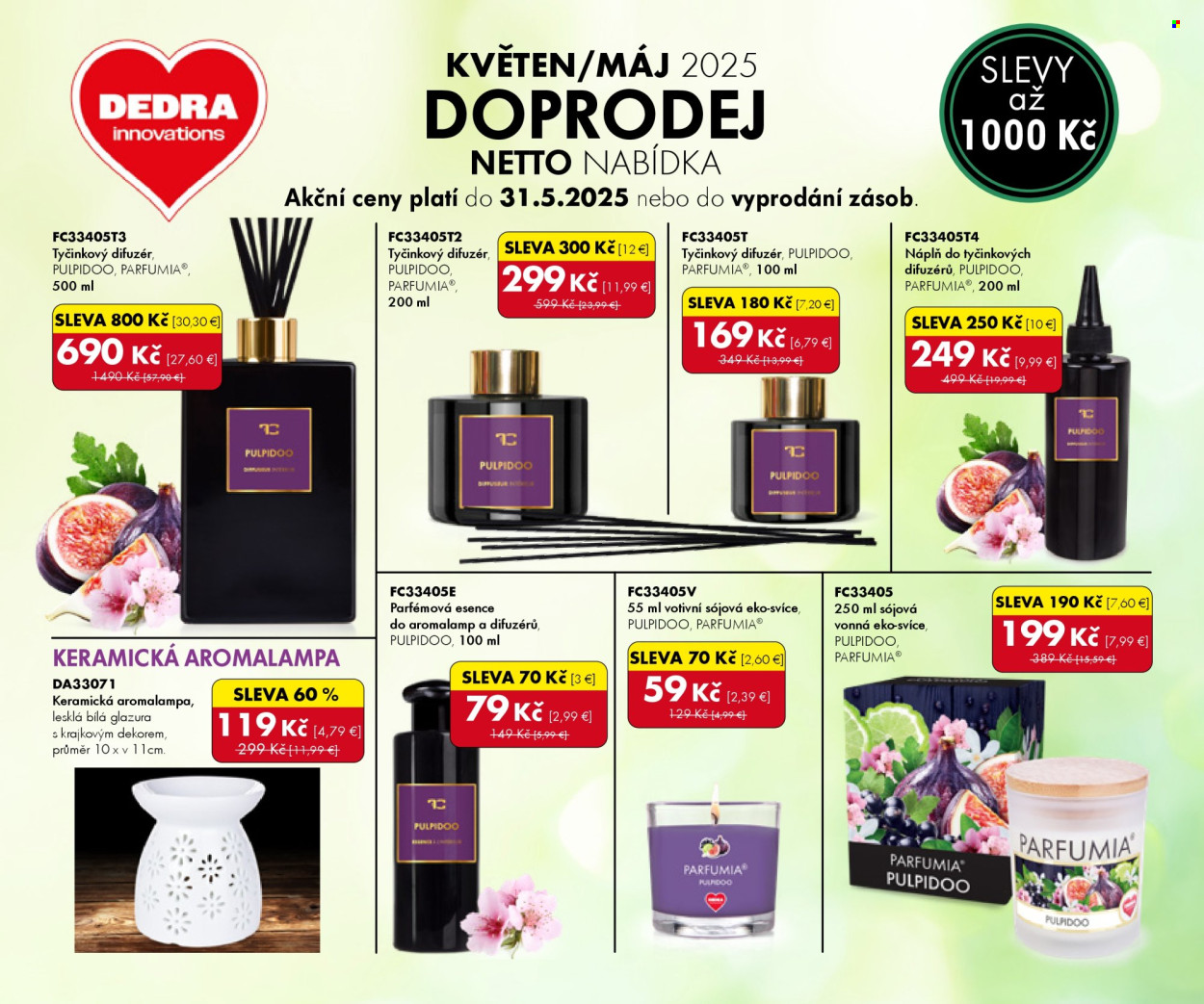 Leták Dedra - 1.5.2025 - 31.5.2025. Strana 1