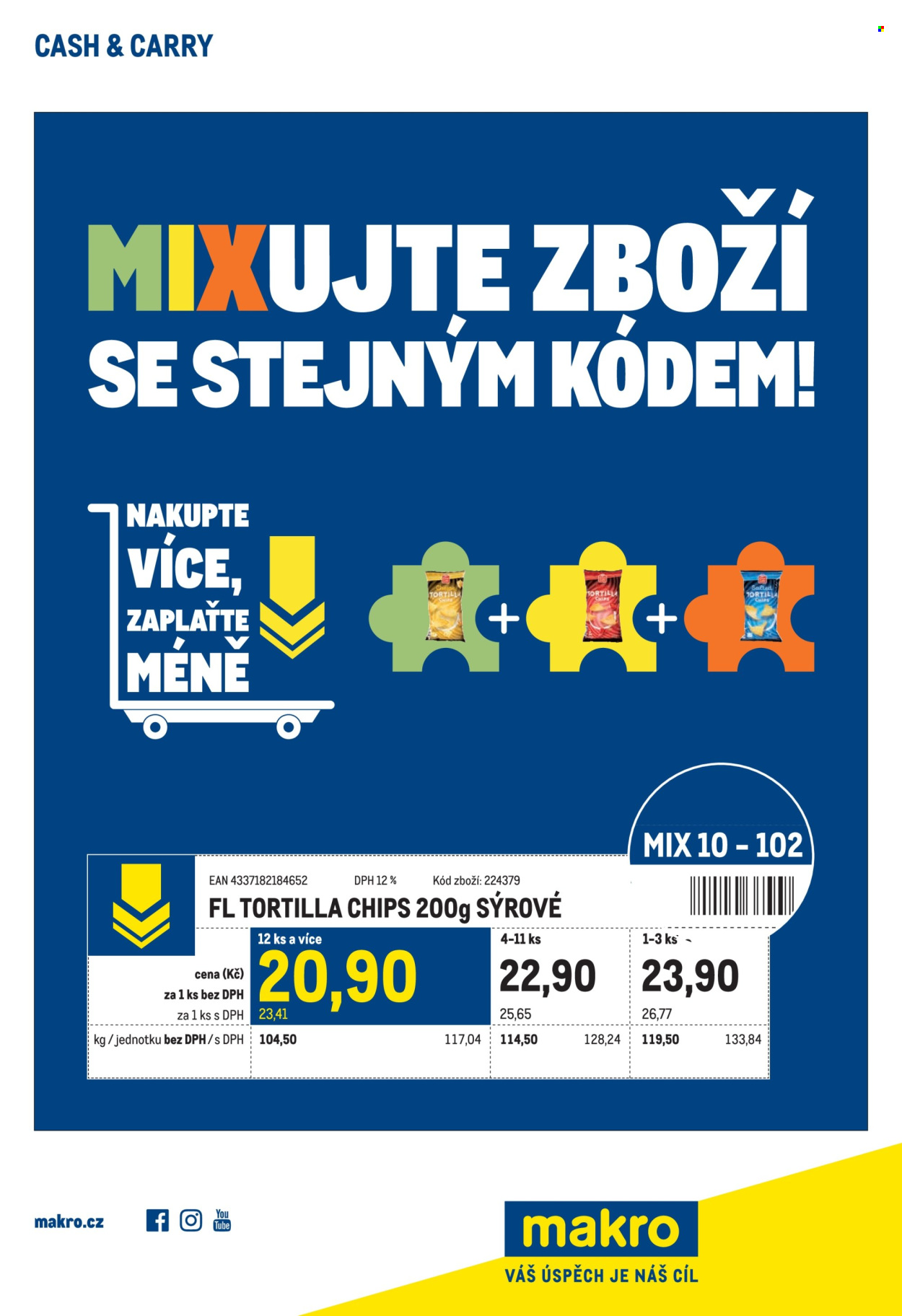 Leták MAKRO. Strana 1