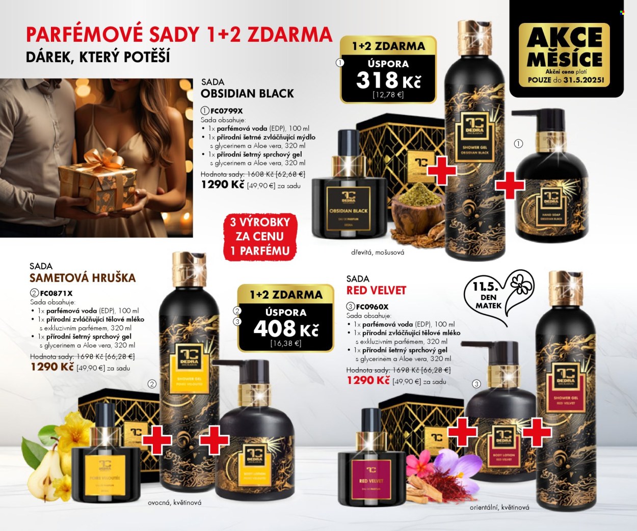 Leták Dedra - 17.4.2025 - 25.7.2025. Strana 1