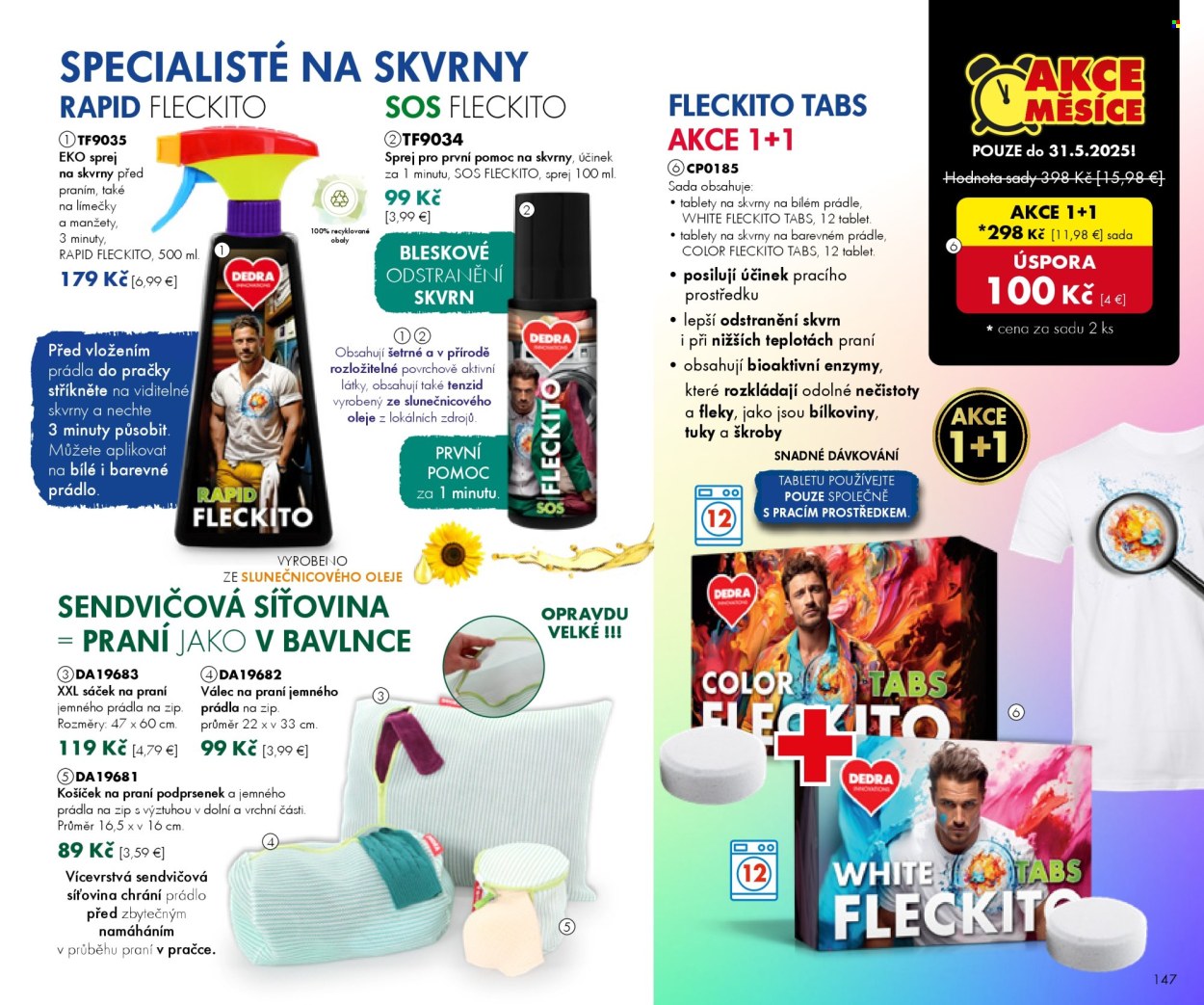 Leták Dedra - 17.4.2025 - 25.7.2025. Strana 1