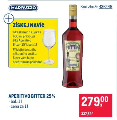 APERITIVO BITTER 25 %