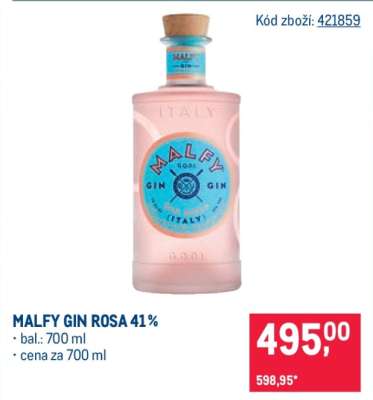MALFY GIN ROSA 41 %