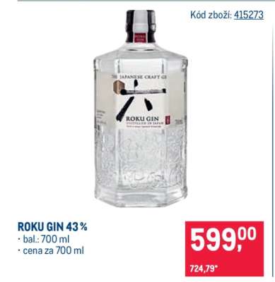 Roku Gin 43 %