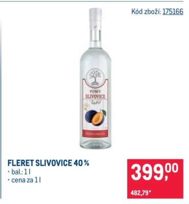 Fleret Slivovice 40 %