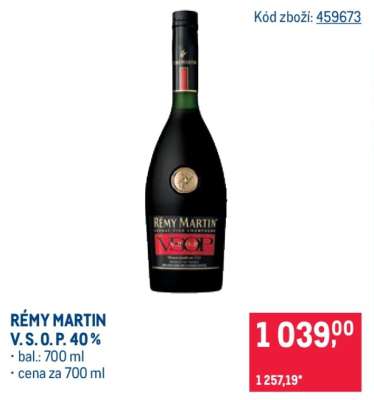 RÉMY MARTIN V.S.O.P. 40 %