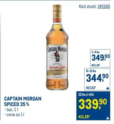 Captain Morgan Spiced 35 %