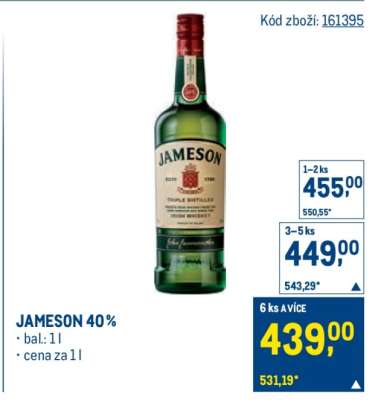 Jameson 40 %