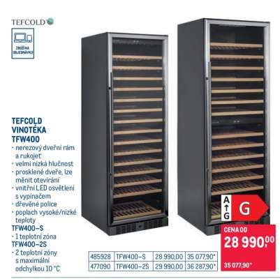 TEFCOLD VINOTÉKA TFW400