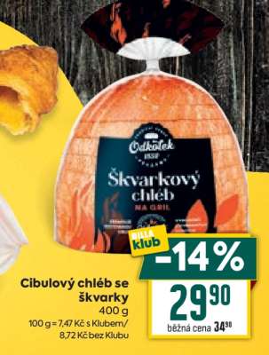 Cibulový chléb se škvarky
