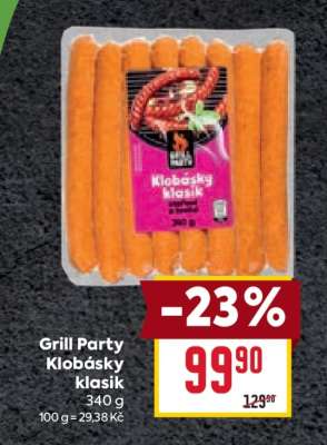Grill Party Klobásky klasik