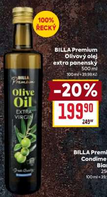 BILLA Premium Olivový olej extra panenský