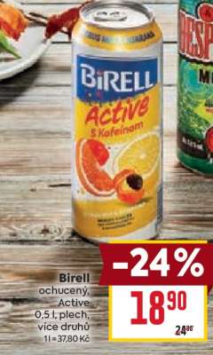 Birell ochucený, Active