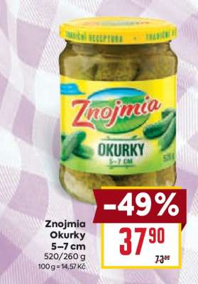 Znojmia Okurky 5–7 cm