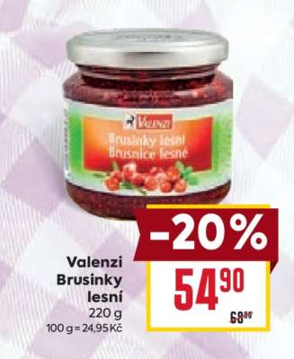 Valenzi Brusinky lesní