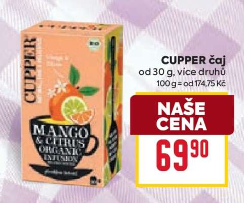 CUPPER čaj